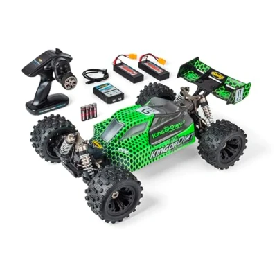 Immagine di Carson Modellsport King of Dirt 2.0 Verde, Nero 1:8 Automodello Elettrica Buggy 100% RtR 2,4 GHz incl. Batteria, caricatore e batterie telecomando