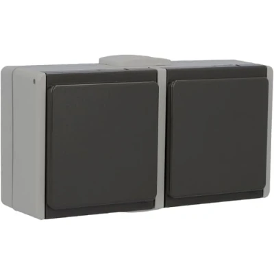 Immagine di Unitec 45245L presa 2 volte sopra intonaco da Aquarius peranova, colore grigio chiaro/grigio scuro
