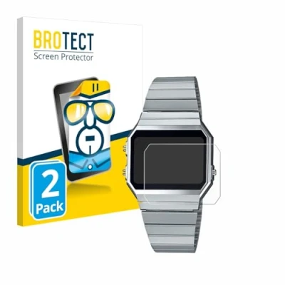 Immagine di brotect Pellicola Protettiva per Casio A700WE Protezione Schermo (2 Pezzi) [Trasparente, Anti Impronte]