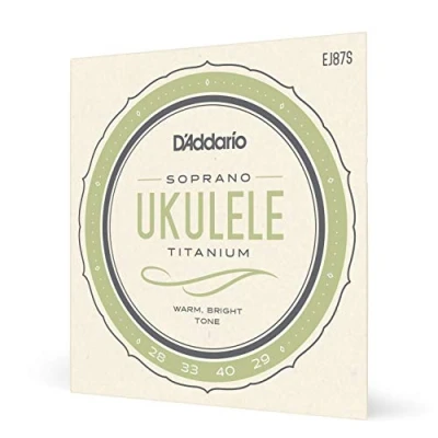 Immagine di Corde D’Addario EJ87S in titanio per ukulele soprano