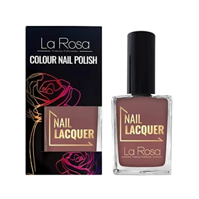 Immagine di LaRosa Smalto per unghie Colore energetico con copertura adeguata Formula durevole Buona consistenza Facile applicazione pennello ben sagomato Beige 15 ml