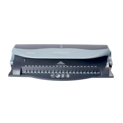 Immagine di Pavo Macchina rilegatrice e Perforatore 4 volte, Sohomaster &quot;, Argento/nero