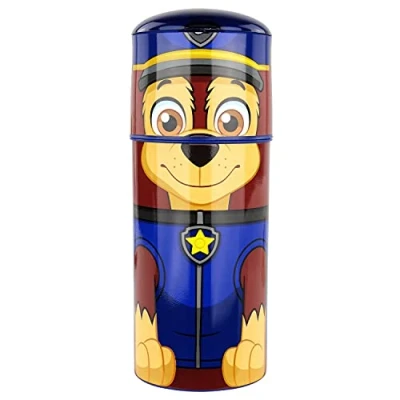 Immagine di Paw PATROL 33663 Borraccia con Design, Motivo Chase, in plastica, Senza BPA e ftalati, capacità Circa 350 ml, Ideale per Viaggi, Asilo Sport, Ragazze, Colore Modello 3,
