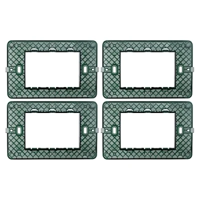 Immagine di Supporto Compatibile Con Vimar Plana, Per Scatola 502 503 504 507 (4, 3 Moduli/Posti)