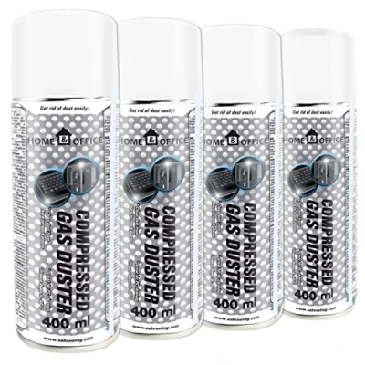 Immagine di AABCOOLING 4x Bomboletta Aria Compressa Home&amp;Office Compressed Gas Duster 400 ml, Aspirapolvere per Computer, Pulizia Ufficio, Cancelleria e prodotti ufficio,Bombolette Spray, Computer