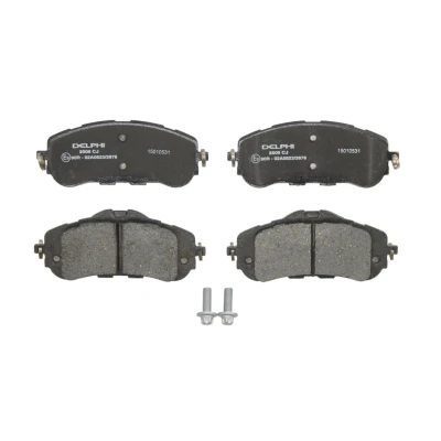 Immagine di DELPHI LP2506 Kit pastiglie freno Non predisposto per contatto segnalazione usura con lamierino anticigolío accessori