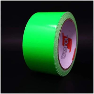 Immagine di 10m Strisce adhesive decorative per auto moto barca e modellismo in vari colori autoadesive Lunghezza (50mm, Verde neon)