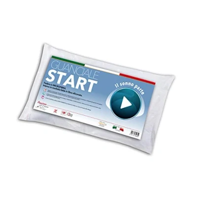 Immagine di V.I.P. VERY IMPORTANT PILLOW Cuscino Start 50 in Fibra, x 80, Bianco