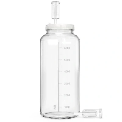 Immagine di Absovetu Bicchiere da fermentazione grande 7,6 litri, con chiusura d&#039;aria, per a bocca larga, valvola di fermentazione, set bicchieri peso kimchi