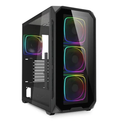 Immagine di Sharkoon AK5G RGB Black, ATX PC case