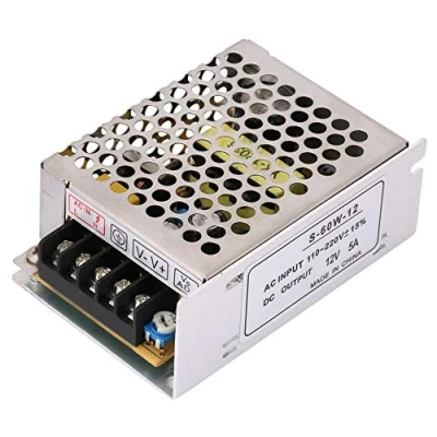 Immagine di Convertitore di commutazione Regolato Universale 5A 12V AC/DC Tensione Trasformatore Alimentatore Taglio per LED
