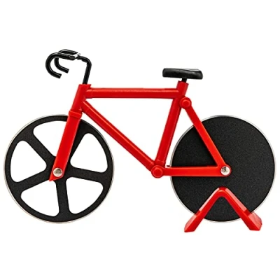 Immagine di Westmark Rotella Tagliapizza, Design a Bicicletta, Con Supporto, Acciaio Inox/Plastica, Fuentez, Nero/Rosso, 13292260