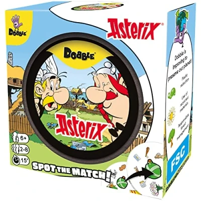 Immagine di Zygomatic Dobble Asterix Gioco di carte d&#039;azione e riflessi a partire Da 7 anni 2 8 Giocatori 15 Minuti per partita Italiano