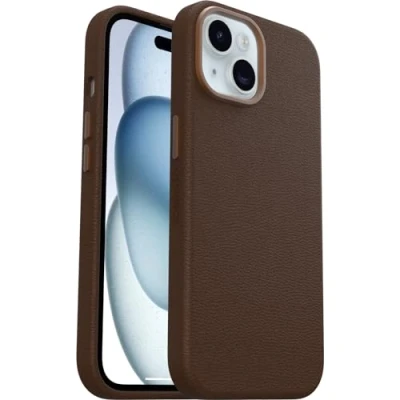 Immagine di Otterbox Symmetry Backcover per cellulare Apple iPhone 15 Marrone Compatibile con MagSafe