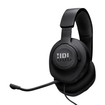 Immagine di JBL Quantum 100M2 Cuffie Gaming Over Ear con Filo, QuantumSOUND Signature e Jack per da 3,5 mm, Compatibilità Multi Platform, Microfono Rimovibile, Opzione Mute, Nero