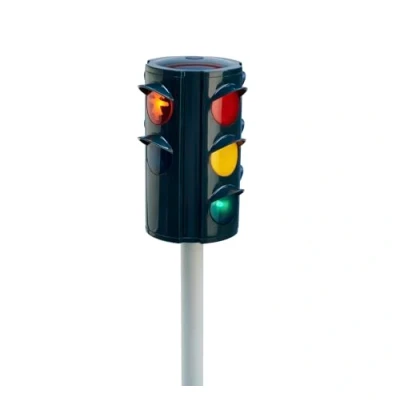 Immagine di Ampelmann Semaforo grande (71 cm), giocattolo per bambini dai 3 anni in su, con luce e iconico semaforo, 4 lati giocabili, interni ed esterni