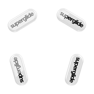 Immagine di Superglide Piedini per mouse più veloci e lisci, realizzati con vetro ultra resistente impeccabile, suola super veloce liscia Logitech G304/305 [bianco]