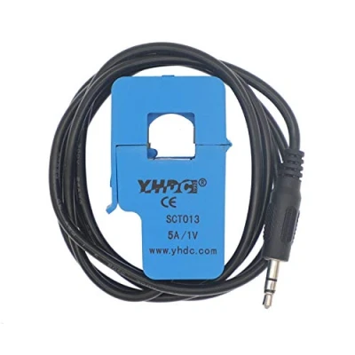 Immagine di HUABAN 1PCS SCT013 005 5A 1V Trasformatore di corrente a nucleo aperto non invasivo
