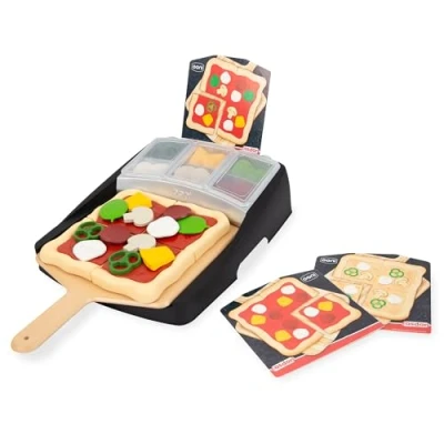 Immagine di Casdon Stazione di condimento per pizza Ooni giocattolo bambini dai 3+ Include 24x Pezzi pizza!