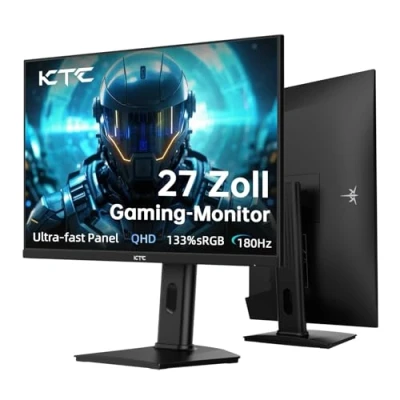 Immagine di KTC Monitor Gaming H27T7 27&quot; QHD 2560x1440 180Hz, Fast IPS 1ms, HDR400, FreeSync/G Sync, 129% sRGB ΔE