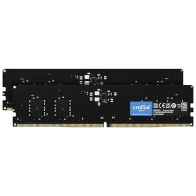 Immagine di Crucial CT2K8G56C46U5 Kit memoria PC Dettaglio DDR5 16 GB 2 x 8 On the ECC 5600 MHz 288pin DIMM CL46