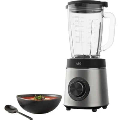 Immagine di AEG TB6 1 6ST mixer/regolazione della velocità / 3 programmi/smoothie/ghiaccio schiacciato/funzione pulsazione/manopola + pulsanti/lama in acciaio inox 1400 W 1,75 l/acciaio