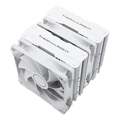 Immagine di Thermalright Peerless Assassin 120 White CPU Air Cooler, 6 tubi di calore, doppia ventola TL C12W PWM da 120mm, copertura del dissipatore in alluminio, AMD AM4 AM5/Intel LGA 1700/1150/1151/1200/2066