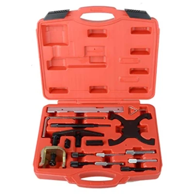 Immagine di DAYUAN Kit di strumenti per la messa in fase del motore, 16 pezzi, compatibile con Ford Mazda albero a camme volano bloccaggio 1.4 1.6 1.8 2.0 Di/TDCi/TDDi