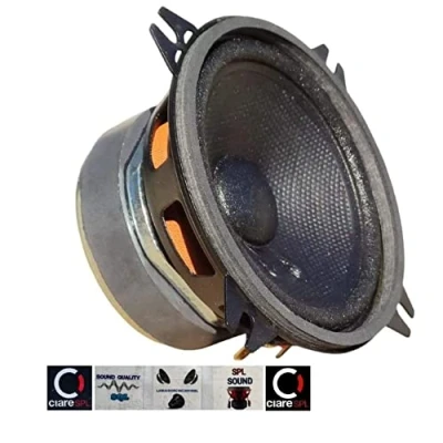 Immagine di 1 MIDRANGE CIARE CM100 cm 100 altoparlante da 10,00 mm 4&quot; 60 watt rms e 150 max con impedenza 4 ohm sensibilità 89 db per auto, pezzo + 5 adesivi omaggio