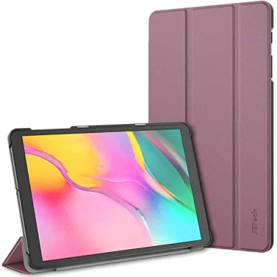 Immagine di JETech Custodia per Samsung Galaxy Tab A 10,1 2019 (SM T510/T515), Supporto Sottile con Retro Rigido Cover (Viola)