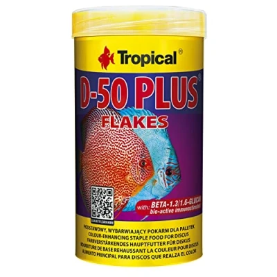 Immagine di Tropical D 50 Plus Mangime per flocce, confezione da 1 (1 x 250 ml)