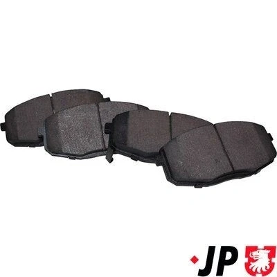 Immagine di JP GROUP 3663600910 Kit pastiglie freno Assale anteriore con segnalatore acustico usura KIA: cee‘d I Station Wagon, Hatchback, CARENS 2