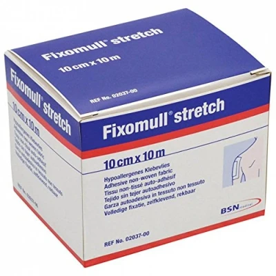 Immagine di Fascia autoadesiva ipoallergenica fixomull stretch per fissaggio cateteri m 10 x cm