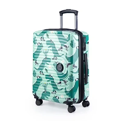 Immagine di HAUPTSTADTKOFFER Mitte Bagaglio a Mano, 2.9 Kg Un Gioco da Ragazzi, TSA, Valigia Rigida, Trolley con 4 Ruote, Mano 55 cm, 42 L, Motivo Valigia, Monsters