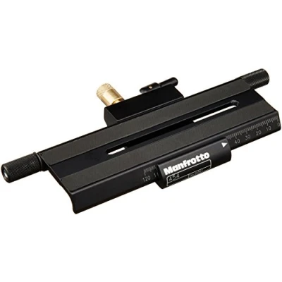 Immagine di Manfrotto 454 Piastra Micrometrica per Testa, Macrofotografia, Nero