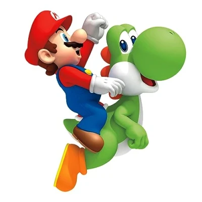 Immagine di RoomMates RMK1918GM Ninetendo Yoshi/Marios Decalcomania da parete, multicolore, 58,42 cm, 81,28 set 9 pezzi