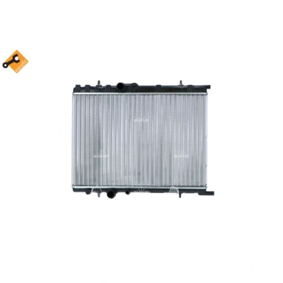 Immagine di NRF Economy Class 53424A Radiatore motore Alluminio 563 380 23 con foro per sensore Alette di raffreddamento montate meccanicamente mister auto,