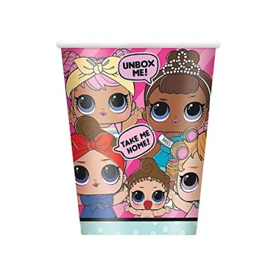 Immagine di LOL Surprise Unique Party Tazze di carta, 255 ml, 8 pezzi