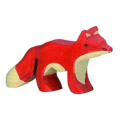 Immagine di Holztiger Statuetta Giocattolo a Forma di Volpe