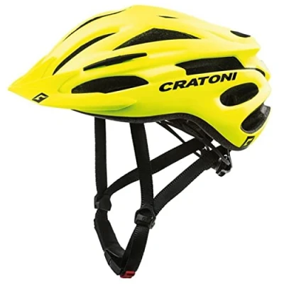 Immagine di Cratoni 707799var, Casco da Bicicletta Unisex Adulto, Giallo, 54 59