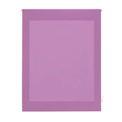 Immagine di Uniestor Tenda a rullo traslucida tinta unita Viola chiaro, 120 x 175 cm (Larghezza Altezza) Dimensioni del tessuto 117 170 cm. avvolgibile