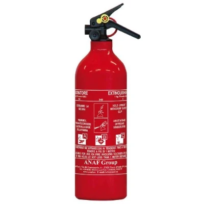 Immagine di CORA 000126801 Estintore a Polvere 1 kg, Classe 5A 34B C con Supporto