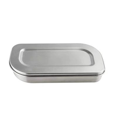 Immagine di Lurch 240937 Contenitore per Il Pranzo in Acciaio Inox (20,5 x 10,5 5,2 cm)