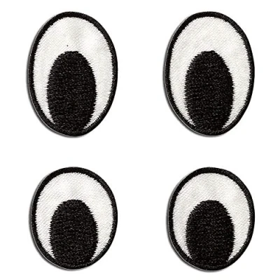 Immagine di Set occhio Toppe termoadesive Patch Toppa ricamate, misura: 0 x cm