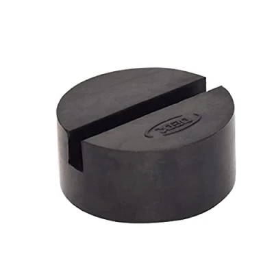 Immagine di DEDC Tampone in Gomma per Cric Sollevatore Auto Ponte con Scanalatura Spessori Evitano Graffi Danni Resistente Universale Jack Pad Nero (1 pz)