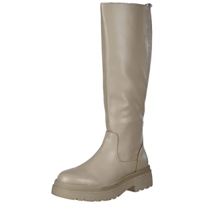 Immagine di TOM TAILOR 4294003, Stivali ad Altezza Ginocchio Donna, Ghiaccio, 39 EU