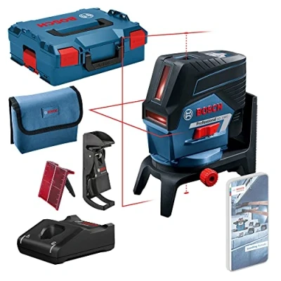 Immagine di Bosch Professional GCL2 50 C+RM 2 Laser a punti e linee autolivellante, incl. custodia Raggio di azione (max.): 20 m