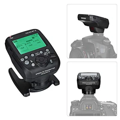 Immagine di YONGNUO YN E3 RT II Trasmettitore Speedlite Flash On Camera Trigger compatibile per ST / 600EX YN968EX YN600EX RTII YN686EX YNE3 RX