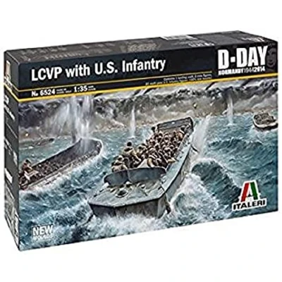 Immagine di Italeri 6524 Lcvp With U.S. Infantry Model Kit Scala 1:35