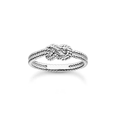 Immagine di Thomas Sabo anello da donna corda con nodo argento sterling 925 TR2399 001 21